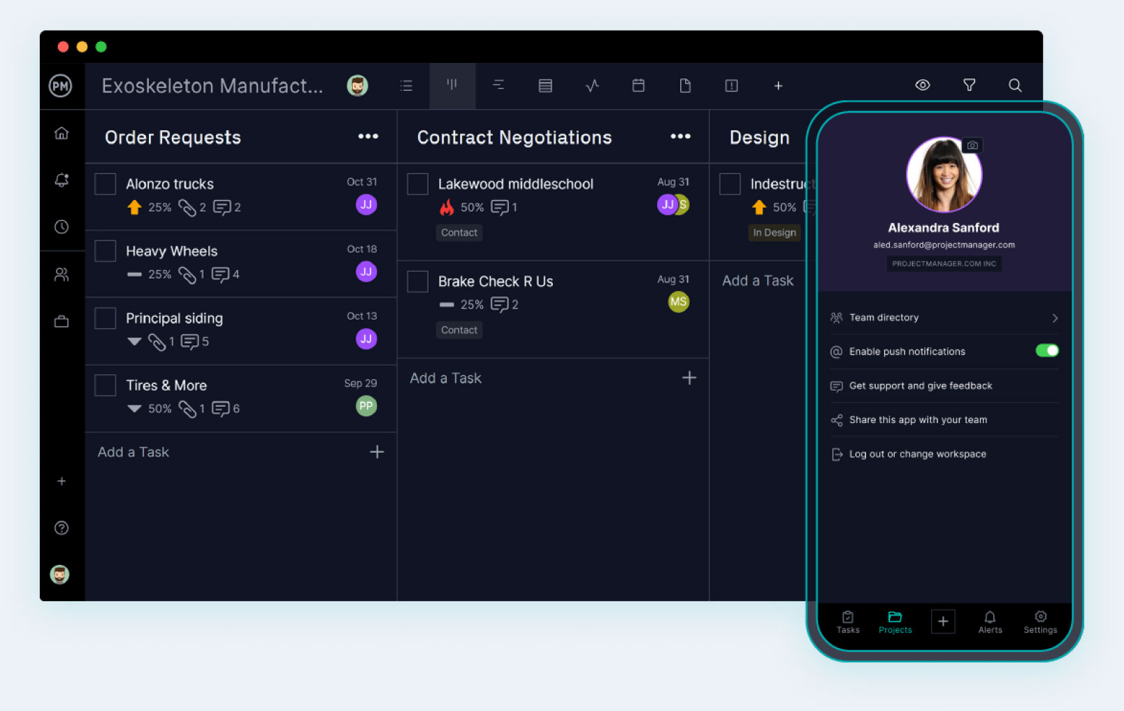 Manufacturing Project Management Software - ProjectManager